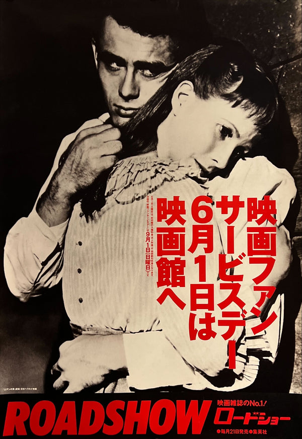 "East of Eden", Original Re-Release Japanese Movie Poster 1990s, B2 Size (51 x 73cm) N237