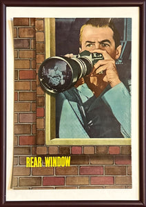 "Rear Window", Original Release Japanese Movie Pamphlet Poster 1954, Ultra Rare, B5 Size (18 x 25cm)