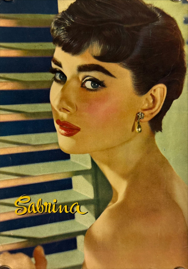 "Sabrina", Original Release Japanese Movie Pamphlet Poster 1954, Ultra Rare, B5 Size (18 x 25cm)