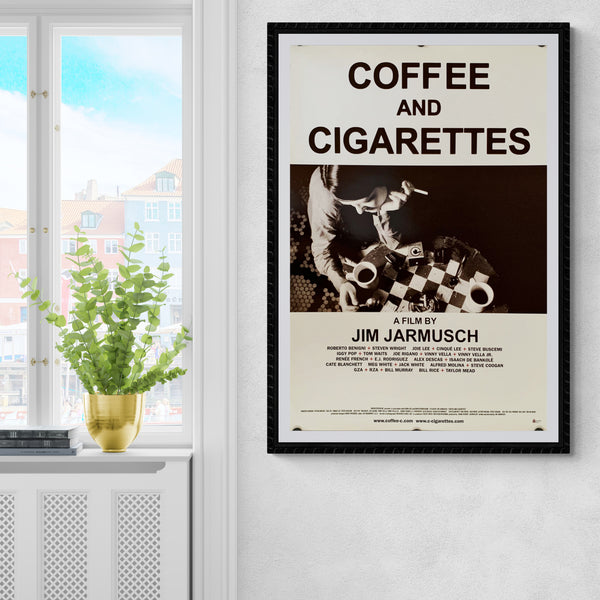 "Coffee and Cigarettes", Original Release Japanese Movie Poster 2003, B2 Size (51 x 73cm)