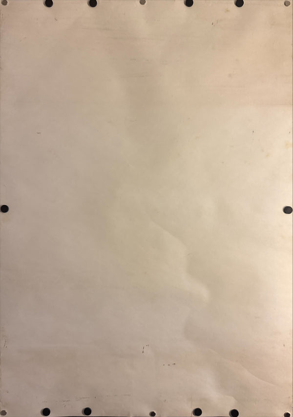 "TADANORI YOKOO - FLUSH CONCERT 2 (西武劇場) / Flush Concert 2 (Seibu Theater)", Japanese Contemporary Art Poster, Original Offset 1974, Ultra Rare, B1 Size (c. 73 x 103 cm)