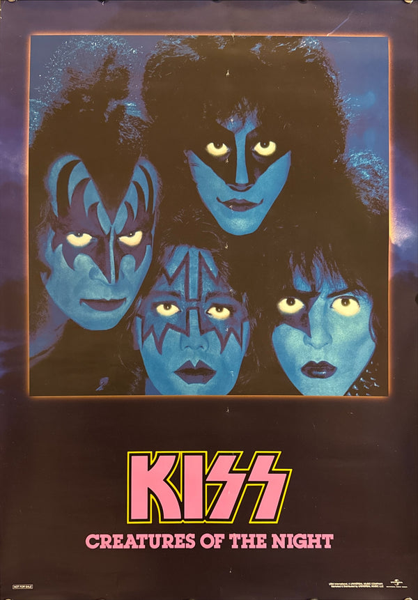 “KISS – Creatures of the Night”, Original Japanese Promotional Poster, 2000s, B2 Size (51 × 73 cm) P244