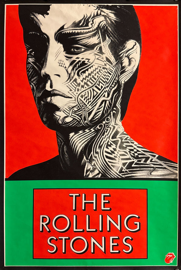 [ULTRA RARE SET] “The Rolling Stones – Tattoo You” – Original Japanese Promotional Poster Pair, 1981, B2 Size (51 x 73cm) Q154