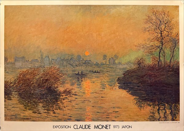“Exposition Claude Monet 1973 Japon”, Original Japanese Exhibition Poster 1973, B2 Size (51 × 73 cm) Q180