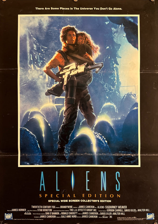 “Aliens: Special Edition”, Original Japanese Home Video Promotional Poster 1992, Fox Video, B2 Size (51 × 73 cm) Q269