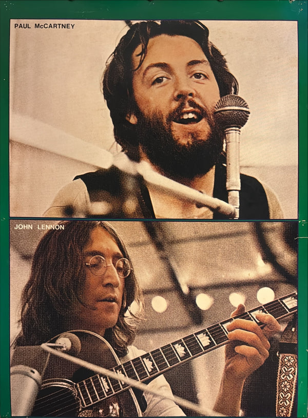 “THE BEATLES” (March 1971) – ULTRA-RARE GIANT JAPANESE TWO-SHEET “APPLE JAM” PROMOTIONAL POSTER – TOSHIBA / APPLE RECORDS – APPROX. 73 × 200 CM / 28.7 × 78.7 in (Gallery)