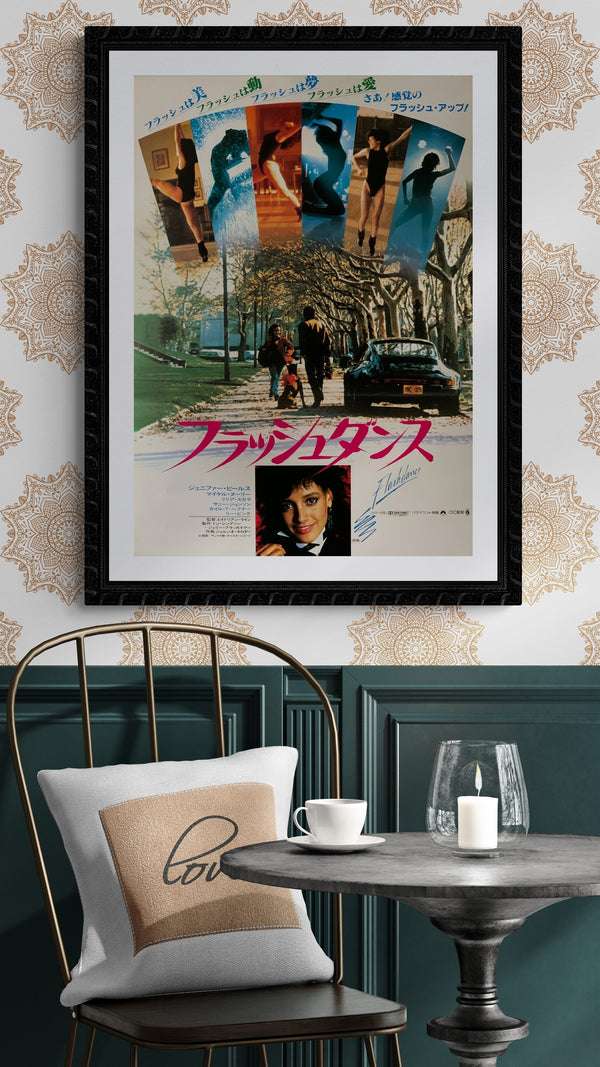 "Flashdance", Original Release Japanese Movie Poster 1983, B2 Size (51 x 73cm) B53