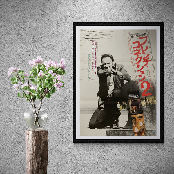 "French Connection II", Original First Release Japanese Movie Poster 1975, B2 Size (51 x 73cm) A40
