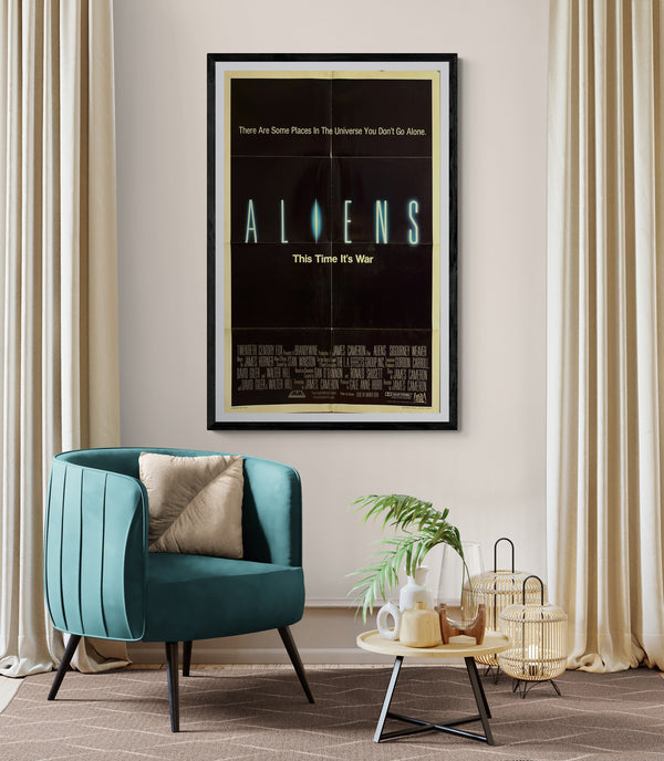 “Aliens” (エイリアン2), Original International One‑Sheet Teaser Movie Poster 1986, 1 Sheet Size (Approx. 69 × 104 cm)