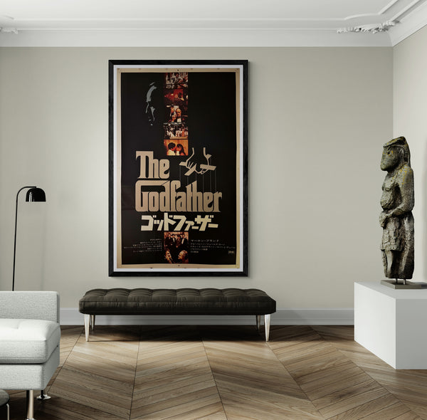 “THE GODFATHER” (1972) – ORIGINAL JAPANESE B0 BILLBOARD POSTER – ART BY S. NEIL FUJITA (LOGO)

Extremely Rare | Massive Format | First Release | 99 × 157 cm