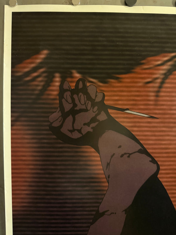 “Perfect Blue” (パーフェクトブルー), Original First Release Japanese Movie Poster 1997, Very Rare, B1 Size (71 × 103 cm)