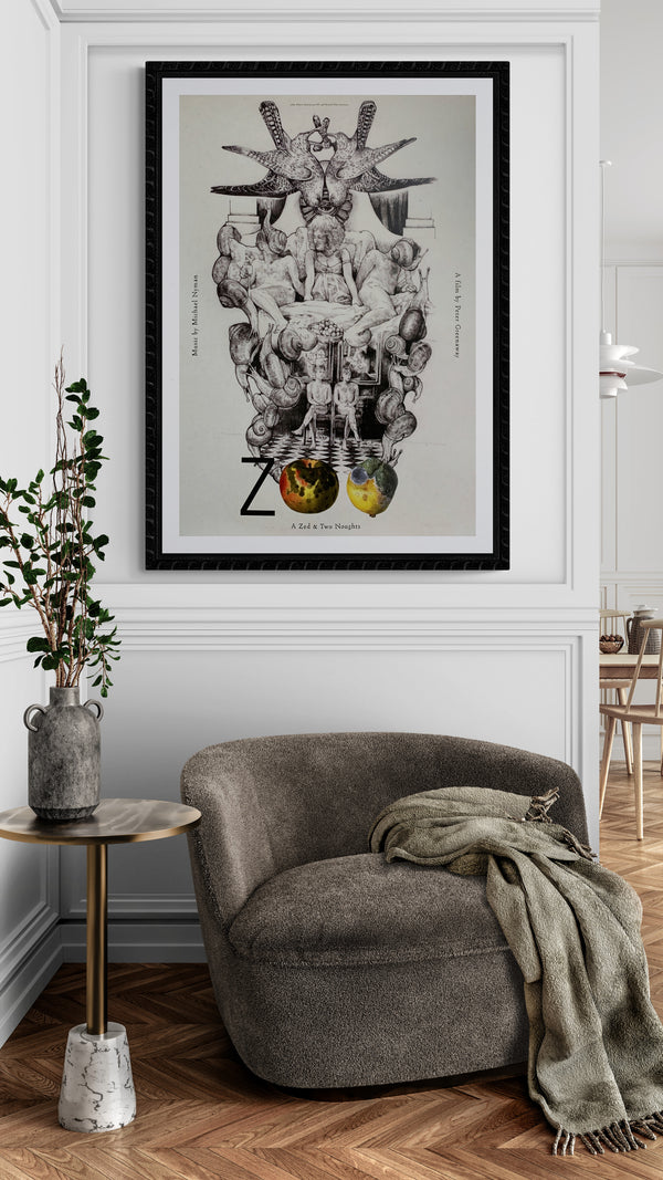 "A Zed & Two Noughts", Original Release Japanese Movie Poster 2024, B2 Size (51 x 73cm) C215