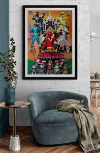 "Ninja Sentai Kakuranger", Original Release Japanese Movie Poster 1994, B2 Size (51 x 73cm) C241