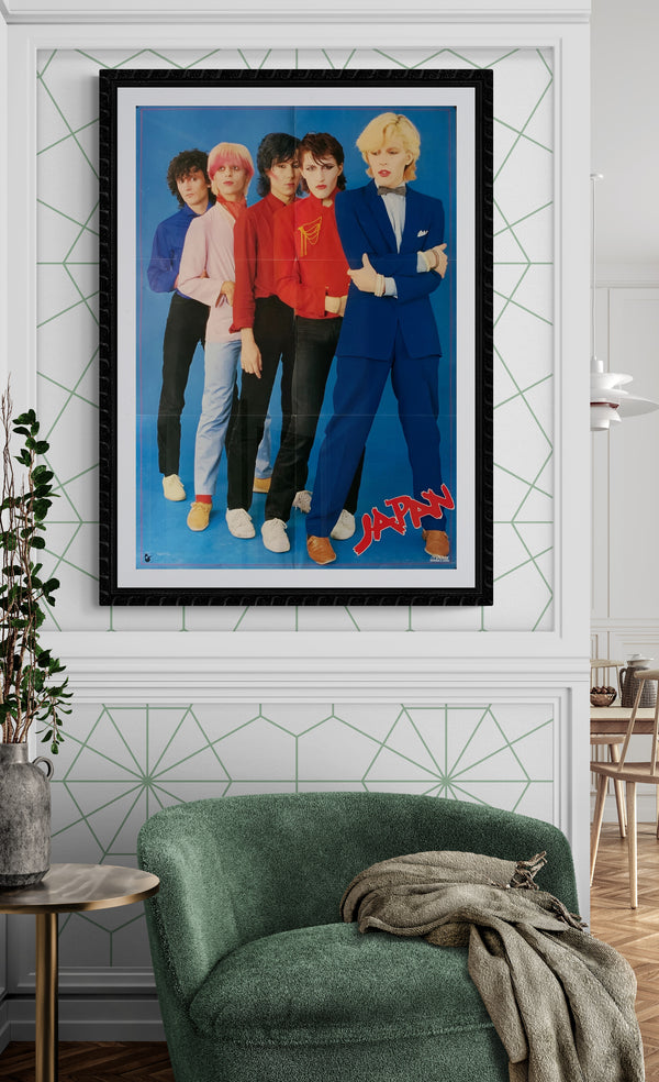 "Japan", Original Release Japanese Music Poster 1970`s, B2 Size (51 x 73cm) A249