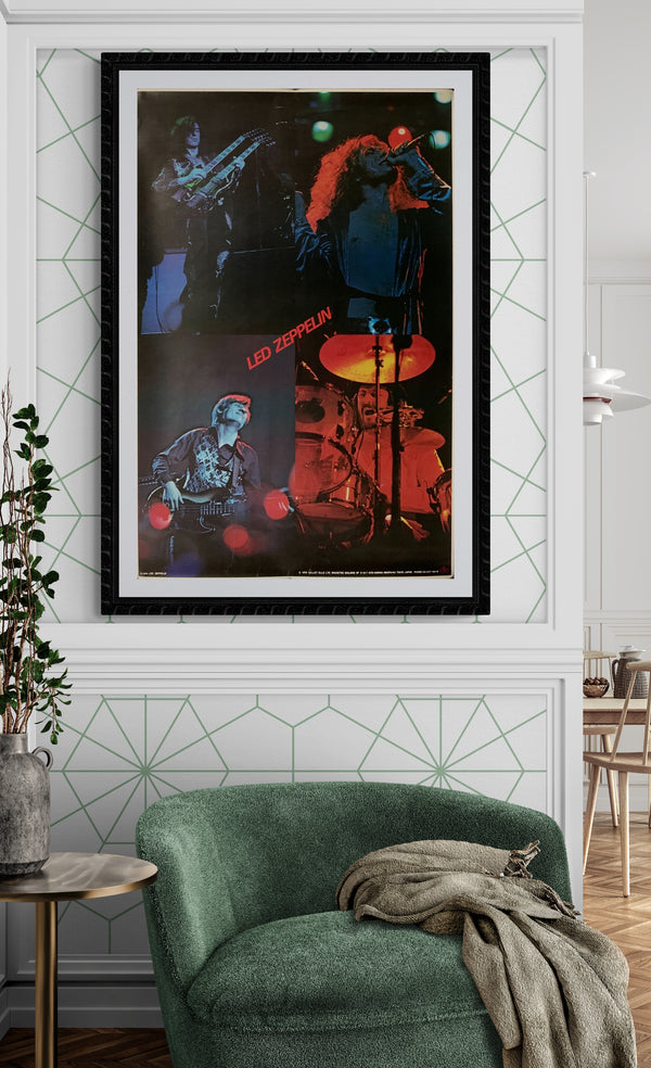 "Led Zeppelin", Original Release Japanese Music Poster 1976, (63 x 91 cm) B5