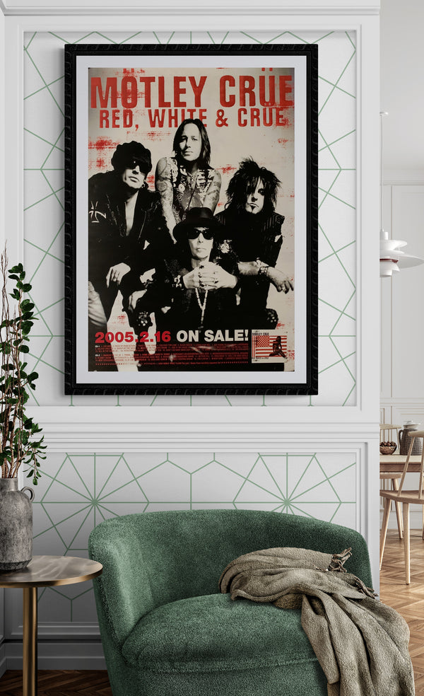 "Mötley Crüe", Original Release Japanese Music Poster 2005, B2 Size (51 x 73cm) B8