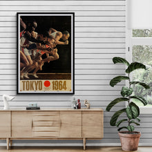 Load image into Gallery viewer, &quot;Olympic Games 1964 Tokyo - The Start of Sprinter’s Dash&quot; Original Release Japanese Promotional Poster 1964, B1 Size (71 x 103cm)
