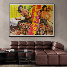 Load image into Gallery viewer, &quot;Girl Boss Guerilla&quot;, Original Release Japanese Movie Poster 1972, B0 Size, (38.5&quot; X 62&quot;)
