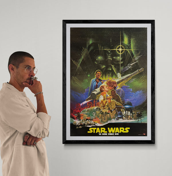 “Star Wars: Episode V – The Empire Strikes Back” (スター・ウォーズ 帝国の逆襲), Original Japanese Soundtrack Poster 1980, Size (60 × 85 cm) ZA1144A