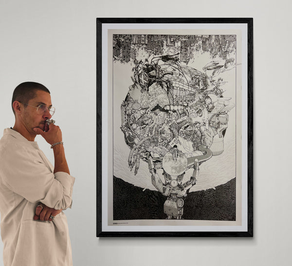 “Akira - Katsuhiro Otomo GENGA Exhibition – ‘Fire-Ball’ Main Visual”, Original Japanese Exhibition Poster 2012, B1 Size (approx. 73 × 103 cm) JA19