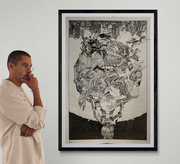 “Akira - Katsuhiro Otomo GENGA Exhibition – ‘Fire-Ball’ Main Visual”, Original Japanese Exhibition Poster 2012, B1 Size (73 × 103 cm) IA20