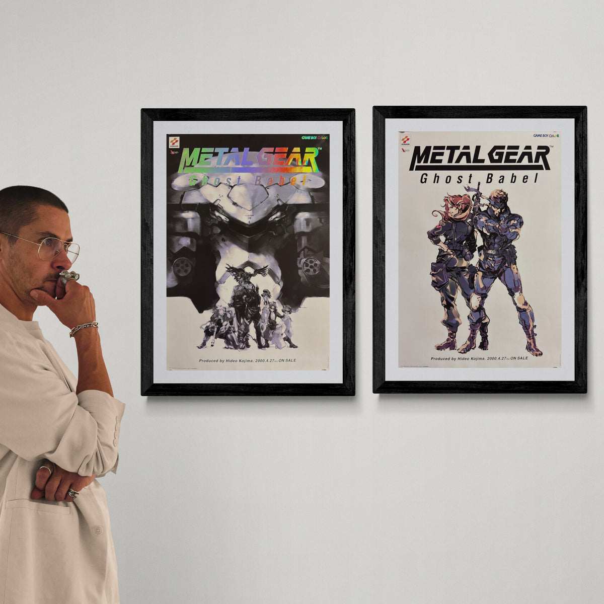 “METAL GEAR: GHOST BABEL / メタルギア ゴーストバベル”, Set of Two Original Japanes ...