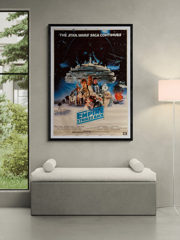 “Star Wars: The Empire Strikes Back” (スター・ウォーズ／帝国の逆襲), Original Japanese B1 Promotion Poster 1984, B1 Size (c. 72 × 103 cm)