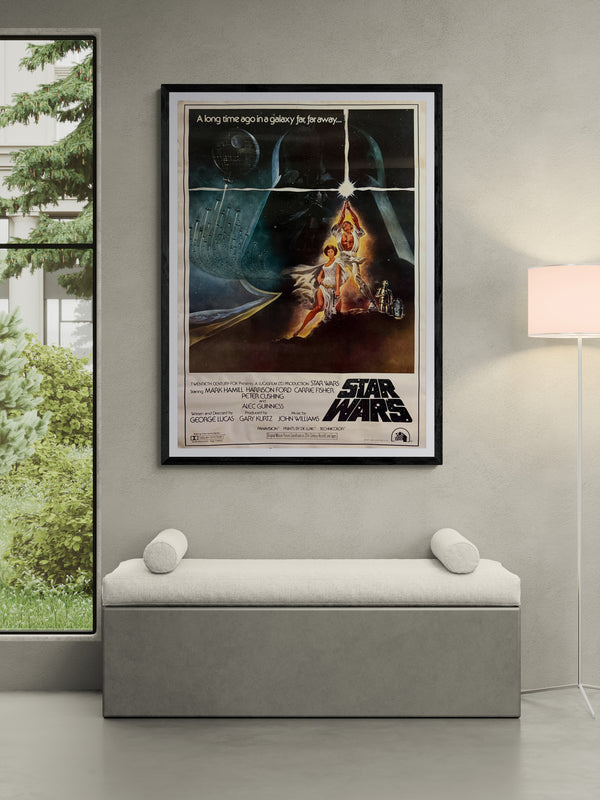 "Star Wars: A New Hope" (スター・ウォーズ), Original Japanese Movie Soundtrack Poster 1982, B1 Size (c. 72 × 103 cm)