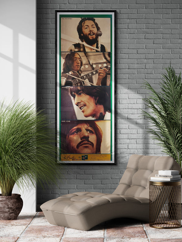 “THE BEATLES” (March 1971) – ULTRA-RARE GIANT JAPANESE TWO-SHEET “APPLE JAM” PROMOTIONAL POSTER – TOSHIBA / APPLE RECORDS – APPROX. 73 × 200 CM / 28.7 × 78.7 in (Gallery)