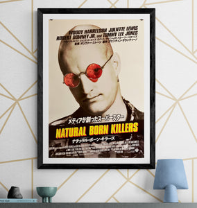 "Natural Born Killers", Original Release Japanese Movie Poster 1994, B2 Size (51cm x 73cm) H275