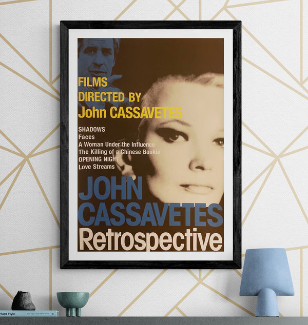 "John Cassavetes Retrospective", Original Japanese Movie Poster 2013, B2 Size (51 x 73cm) I108