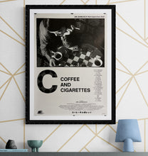 Load image into Gallery viewer, &quot;Coffee and Cigarettes&quot;, Original Re-Release Japanese Movie Poster 2021, B2 Size (51 x 73cm) J169
