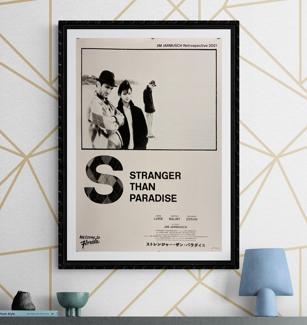 "Stranger Than Paradise", Original Re-Release Japanese Movie Poster 2021, B2 Size (51 x 73cm) J209