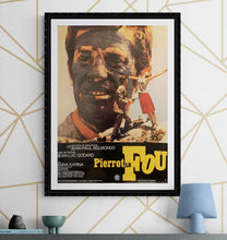 Load image into Gallery viewer, &quot;Pierrot Le Fou&quot;, Original Re-Release Japanese Movie Poster 1990`s, B2 Size (51 cm x73 cm) G159
