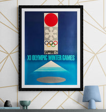 Load image into Gallery viewer, &quot;Sapporo 1972: Winter Olympic Games&quot;, Original Release Japanese Advertising Poster 1971, B2 Size (51 x 73cm) K187
