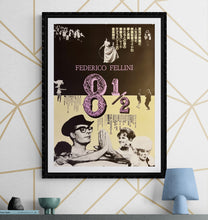 Load image into Gallery viewer, &quot;8½&quot;, Original Re-Release Japanese Movie Poster 1983, Federico Fellini, B2 Size (51 x 73cm) K238
