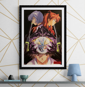 "Neon Genesis Evangelion: Death & Rebirth", Original Release Japanese Movie Poster 1997, B2 Size (51 x 73cm) H83