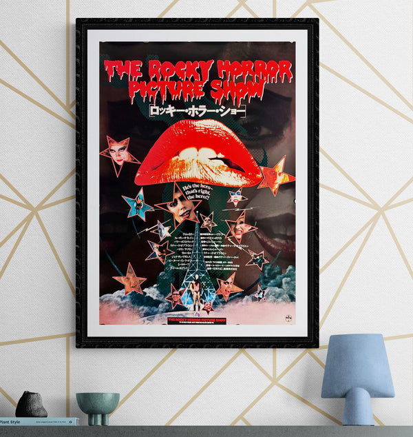 "The Rocky Horror Picture Show", Original Re-Release Japanese Movie Poster 1988, B2 Size (51 cm x 73 cm) L117
