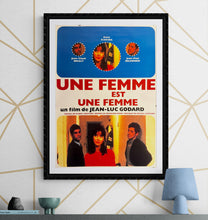 Load image into Gallery viewer, &quot;A Woman Is a Woman&quot;, (Une femme est une femme), Original Re-Release Japanese Movie Poster 1988, B2 Size (51 x 73cm) L119
