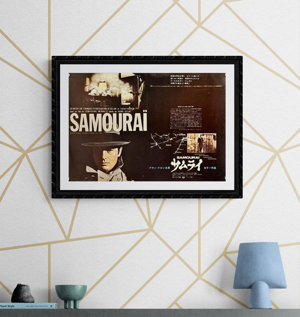 "Le Samourai", Original Release Japanese Movie Poster 1968, B3 Size (36 x 50 cm) L140