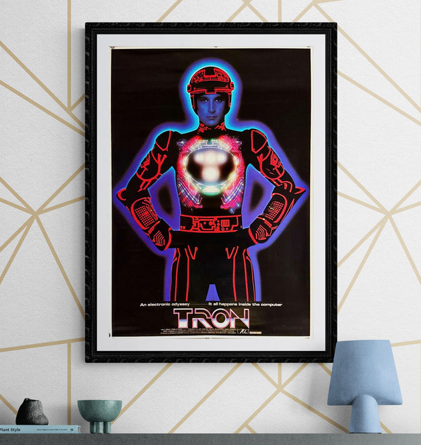 "TRON", Original First Release Japanese Movie Poster 1982, B2 Size (51 x 73cm) C14