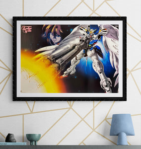 "Gundam Wing: Endless Waltz", Original Release Japanese Movie Poster 1998, B2 Size (51 x 73cm) L205