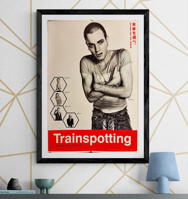 "Trainspotting", Original First-Release Japanese Movie Poster 1996, B2 Size (51 × 73 cm) E156