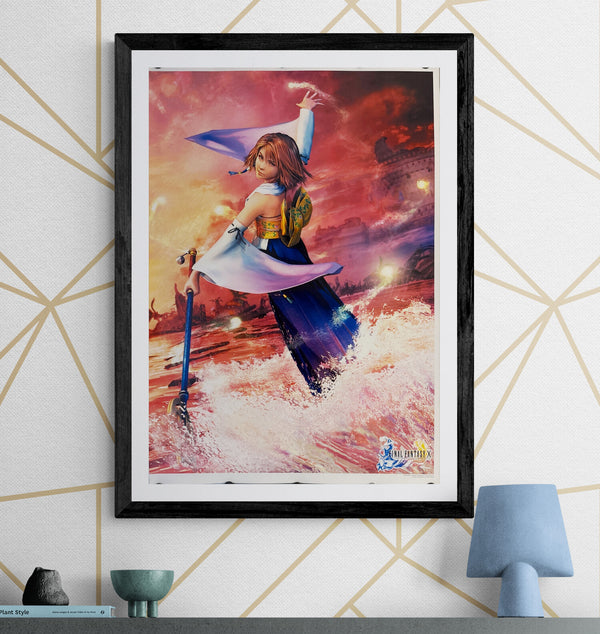 "Final Fantasy X", Original Release Japanese Gaming Promotional Poster 2001, B2 Size (51 x 73cm) N42