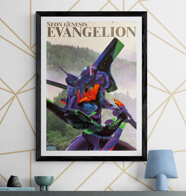 "Neon Genesis Evangelion: EVA-01" (新世紀エヴァンゲリオン EVA-01), Original Japanese Promotional Poster 1997, B2 Size (51 × 73 cm) O397A