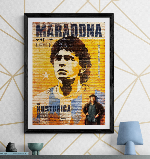 “Maradona by Kusturica” (マラドーナ), Original Release Japanese Movie Poster 2009, B2 Size (51 × 73 cm) ZA286