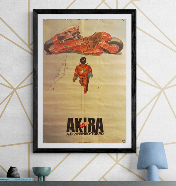 “Akira” (アキラ), Ultra‑Rare Original Japanese Opening‑Night / Admission‑Bonus “A.D.2019 NEO‑TOKYO” Poster 1988, B2 Tea‑Paper Size (c. 51.5 × 72.8 cm) O548