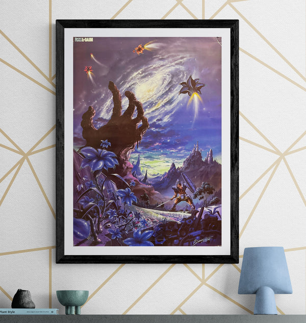 “Heavy Metal L-Gaim” (重戦機（ヘビーメタル）エルガイム), Original Japanese Anime Soundtrack Promotional Poster 1984, B2 Size (51 × 73 cm) O682