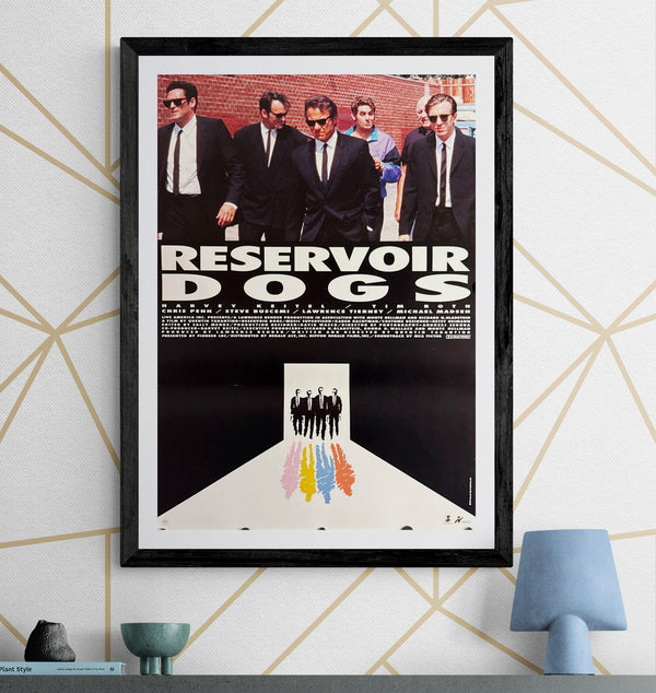 “Reservoir Dogs” (レザボア・ドッグス), Original Release Japanese Movie Poster 1993, B2 Size (51 × 73 cm) C53 A