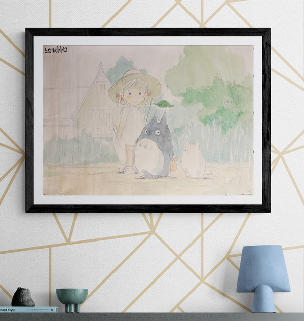 “My Neighbor Totoro” (となりのトトロ), Original Japanese Promotional Poster 1988, B2 Size (51 × 73 cm) O731